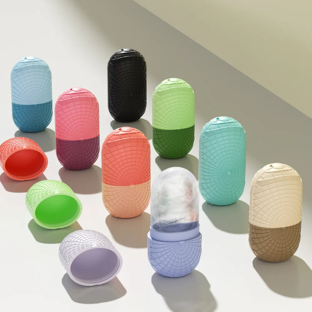 Silicone Ice Ball Face Massager — Lifting & Contouring